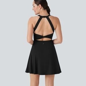 Chic Black Backless Dress